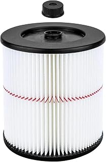 17816 Shop Vac Filter - compatible with Craftsman | High-Efficiency Filtration, Fits 5-16 Gallon Wet/Dry Vacs