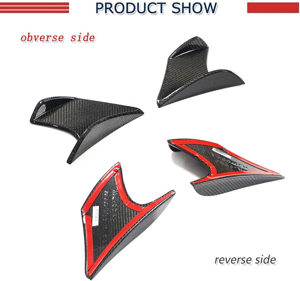 Real Carbon Fiber Front Bumper Splitters for Subaru BRZ 2022-2023 Front Bumper Canards Front Bumper Fins Factory Outlet