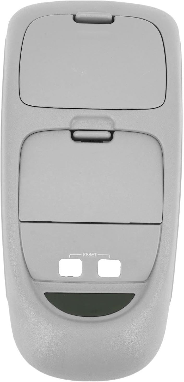 Luocute Replacement Overhead Roof Ceiling Console, Overhead Console Assembly 2C3Z25519A70AAC Ceiling Replacement for F-450 F-550 Super Duty Truck 2002-2004 (Gray)