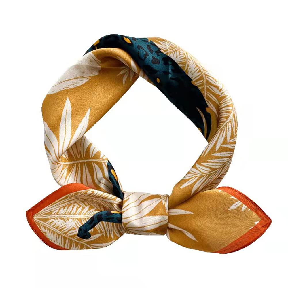 ANDANTINO 100% Mulberry Silk Scarf -21” Square Neckerchief with Gift Packed
