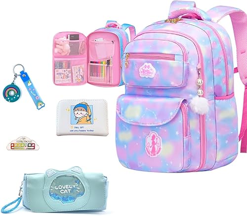 Mochila escolar para niños, para niñas, bolsa para computadora portátil, bolsa de libros para estudiantes, adolescentes, niños, mochilas casuales de