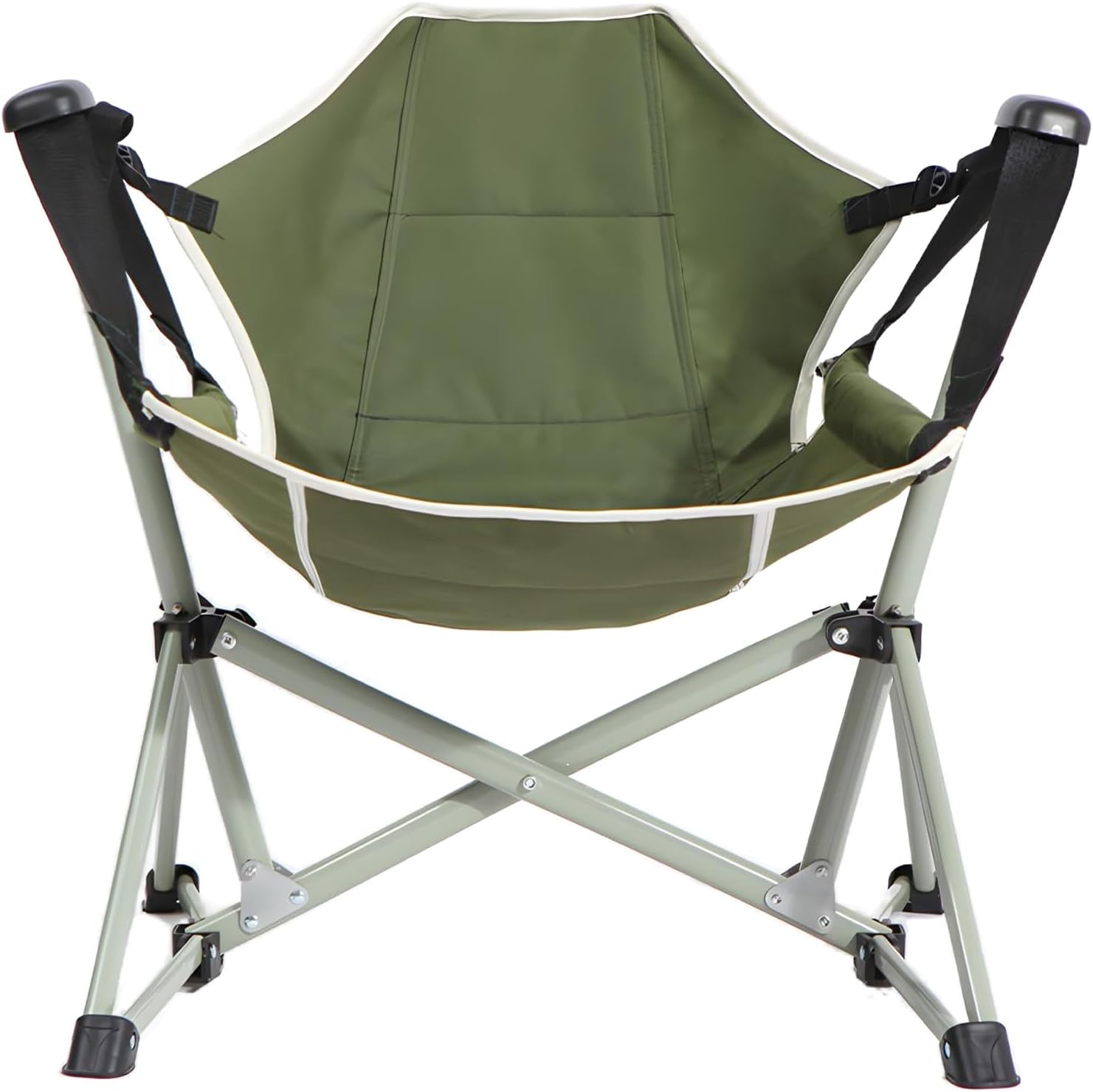 ゆらゆらハンモックチェア インフィニティチェア アウトドア チェア リクライニング キャンプ 椅子 折り畳み 軽量 角度調整可能 炭