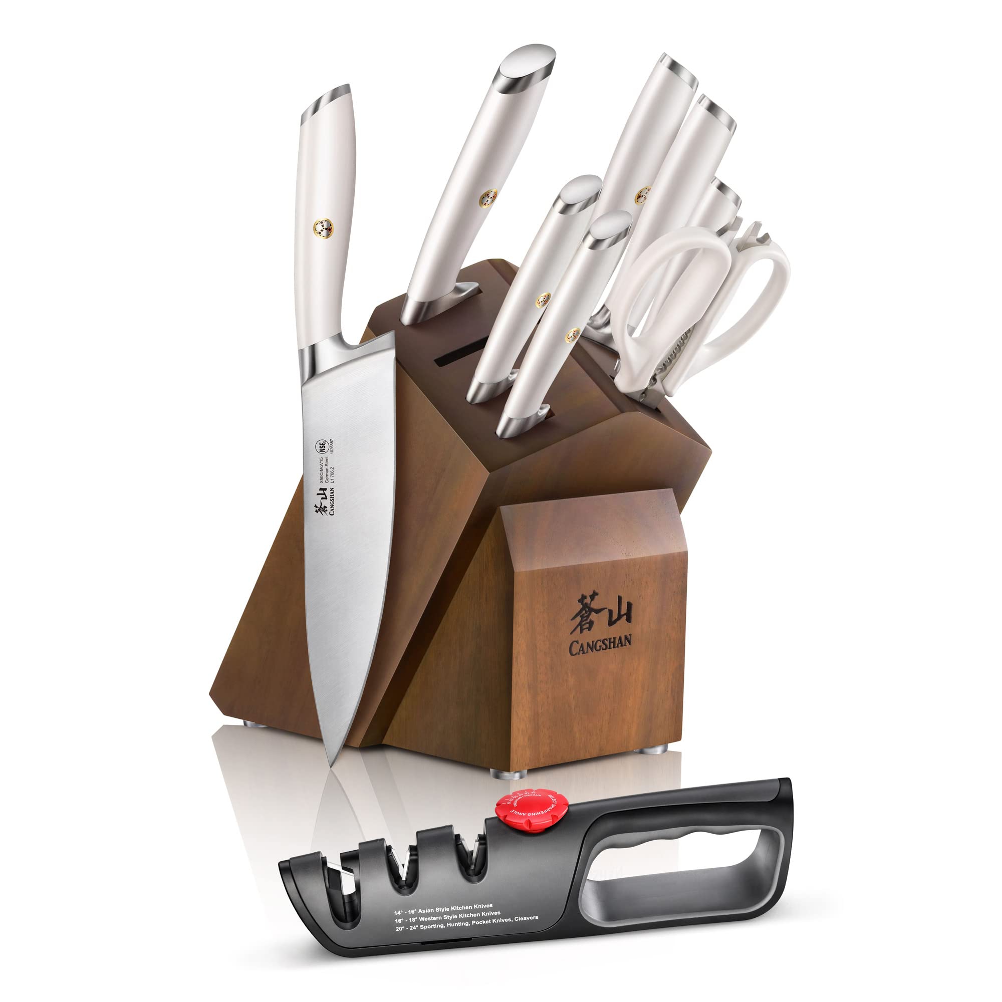 Photo 1 of Cangshan L1 Series 10-Piece Knife Block Set