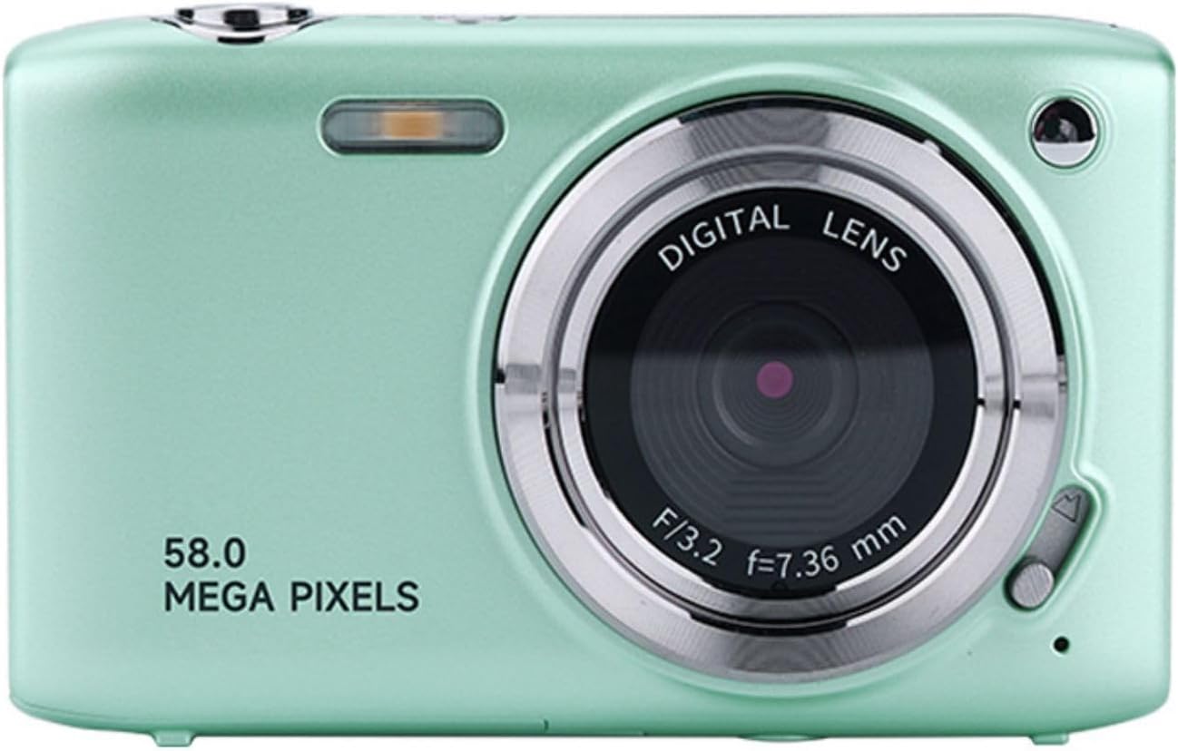 Digital Camera, 4K, Dustproof, 58 Megapixels, 1080P Video Recording, 2.88 Inches, 16x Zoom, AF Function, Image Stabilization, Autofocus, Portable, Kids Camera, Dustproof, Shockproof, Portable