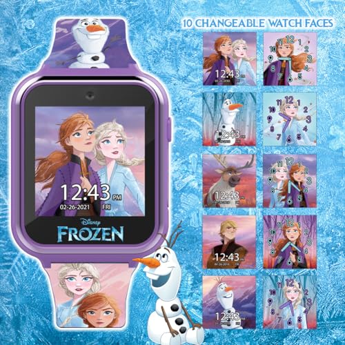 Image of Disney Frozen Touchscreen Interactive Smart Watch (Model: FZN4672AZ)