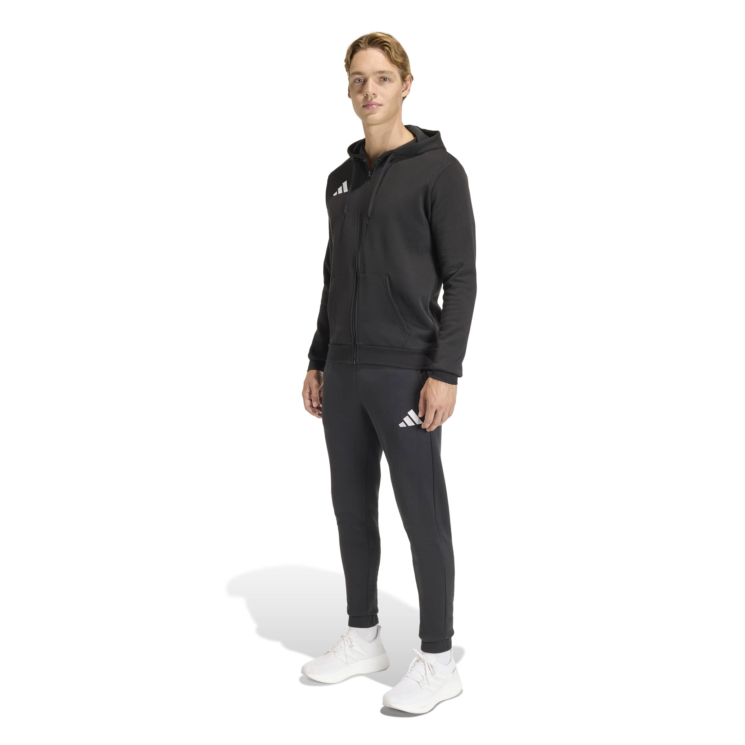 adidas Uomo Entrada26 Sweat Pants, Black/White, M