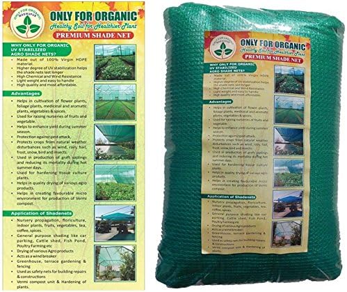 Only For Organic ! Shade Net ! 50% Shade ! Greenhouse UV Stabilized Net ! (3m x 2m)