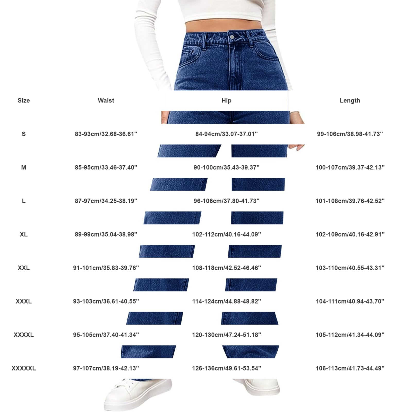 Pantalon en jean en coton pour femme en mousseline de soie avec poches