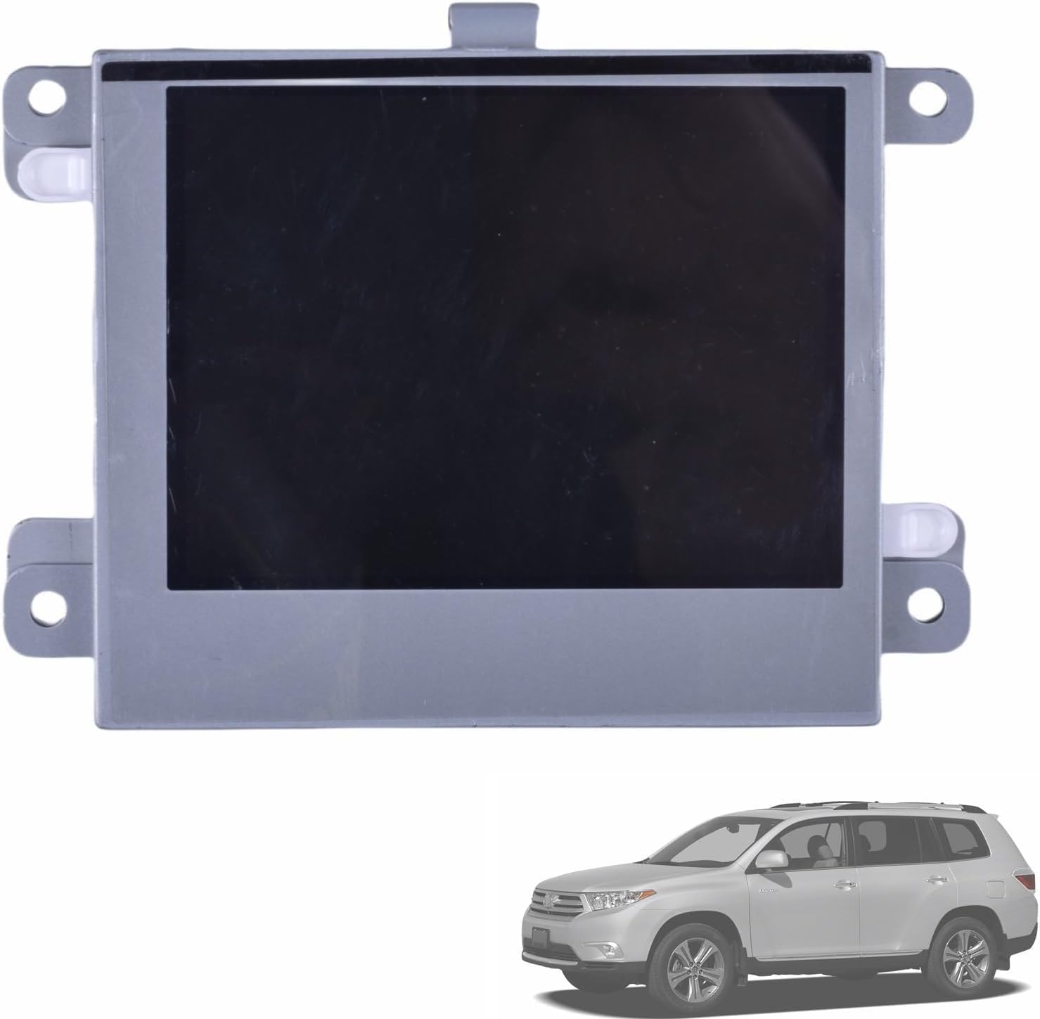 SP Front Dash Mounted Information Display Screen Compatible with Toyota Highlander 2011 2012 2013 fits 83910-0E060 Clock Assy