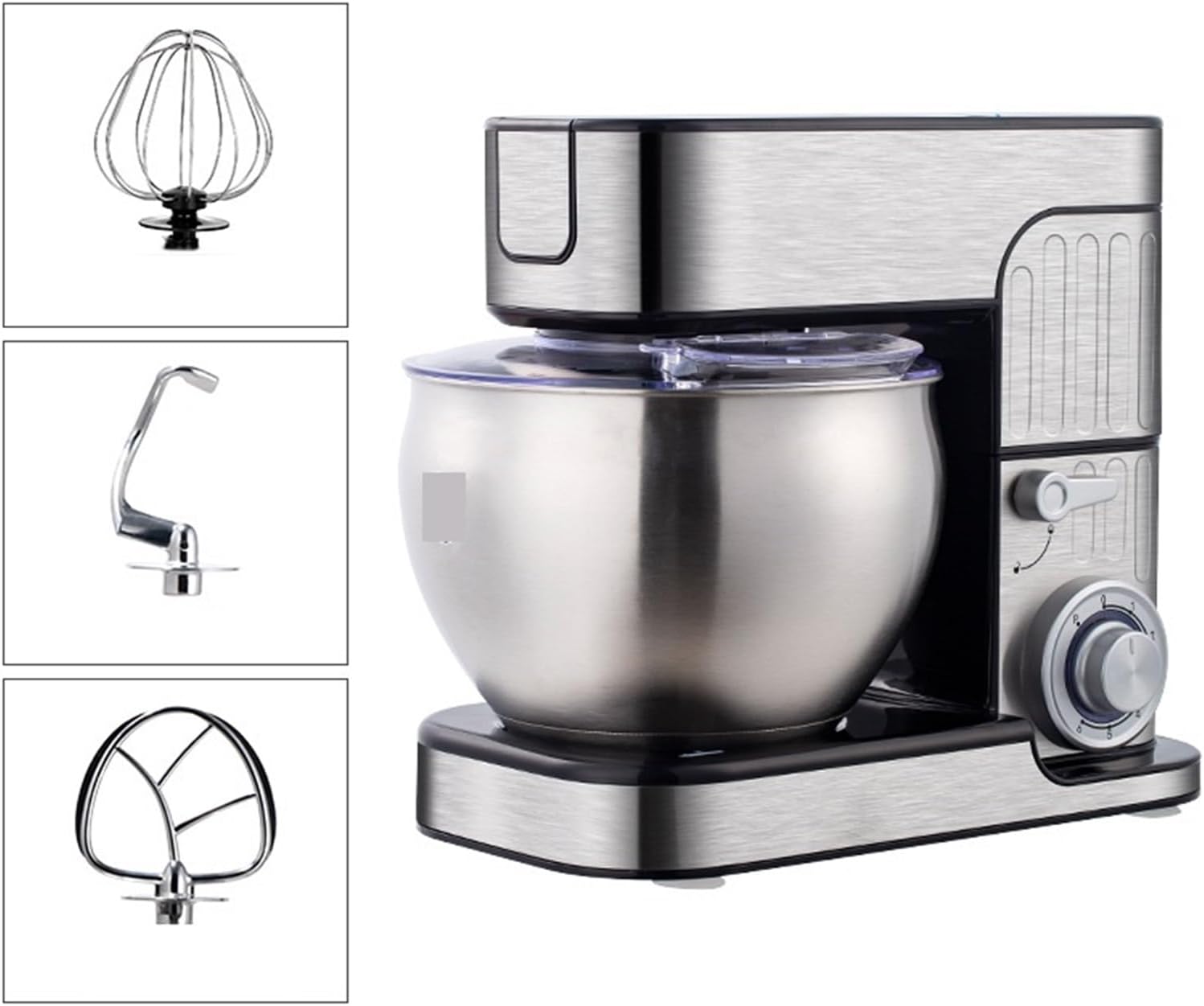 Kitchen Stand Mixer, Chef Machine, Household Mixer, Small Food Processor, Egg Beater, Dough Kneader, Blender,for Home Cooks