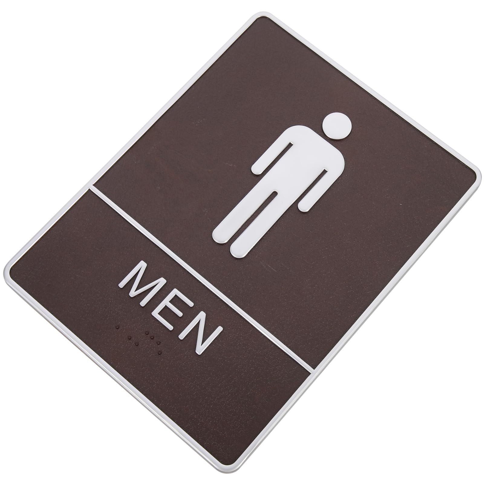 FUNOMOCYA Self-adhesive Restroom Sign for Men Women Plastic Toilet Guiding Sign Hotel Home Use Creative Bathroom Decor Easy Identification of Facilities