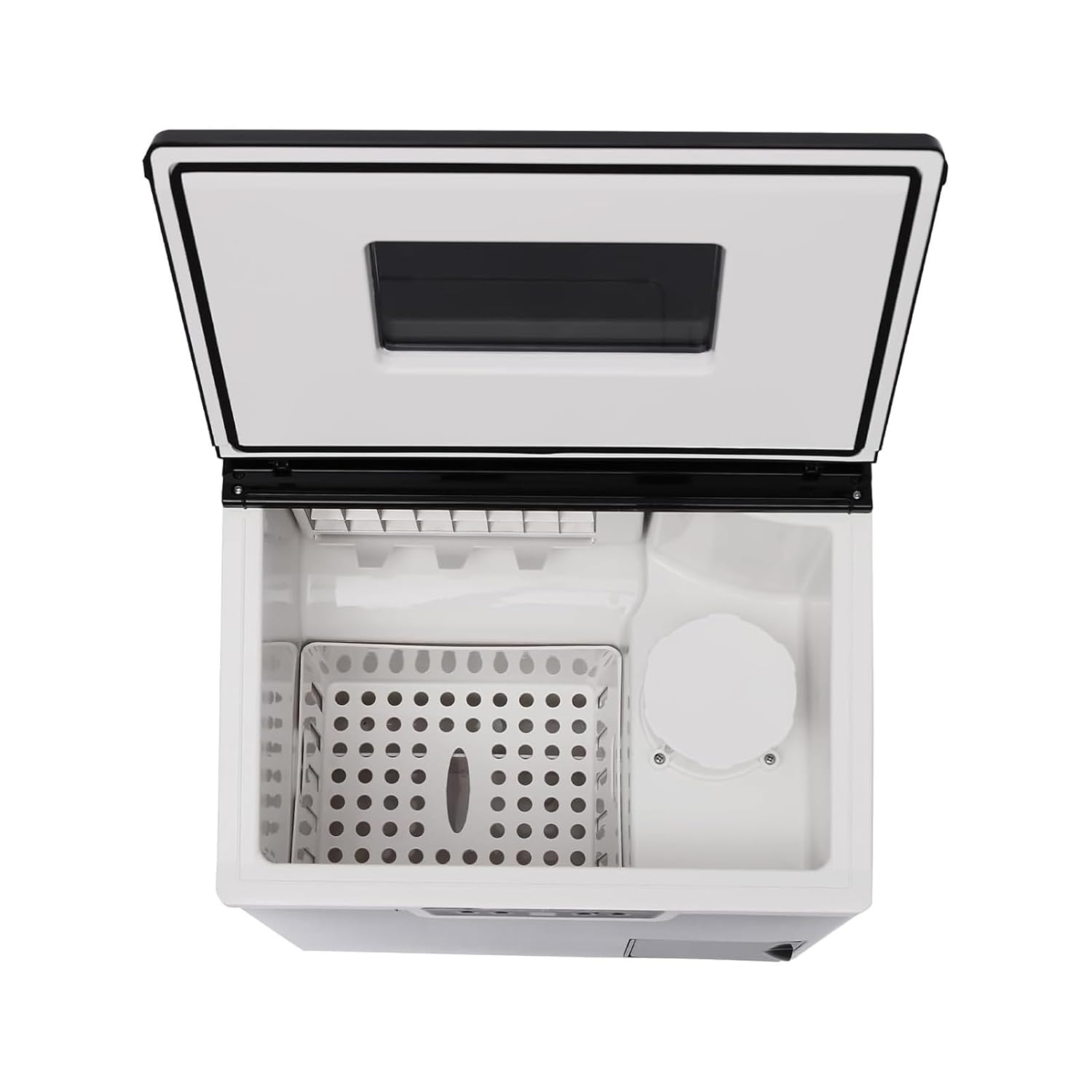 Countertop Ice Maker，Self-Cleaning, Quiet Compact Ice Maker for Home, Kitchen, RV, Camping, with Self Cleaning for Home Bar Camping RV