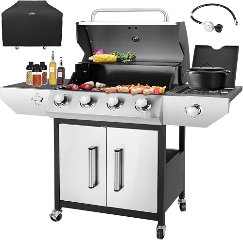 4-Burner Propane BBQ Grill 53000 BTU product photo (Gas Grills) — ScooterReviewPro review