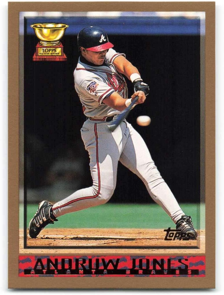 1998 Topps #334 Andruw Jones NM-MT Atlanta Braves Baseball