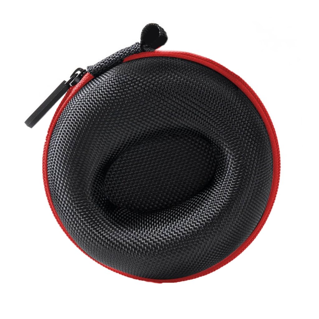 xbiez Portable Watch Travel Case Cushioned Round Portable Watch Holder for Travel Wristwatches Pouch Protector with Zipper