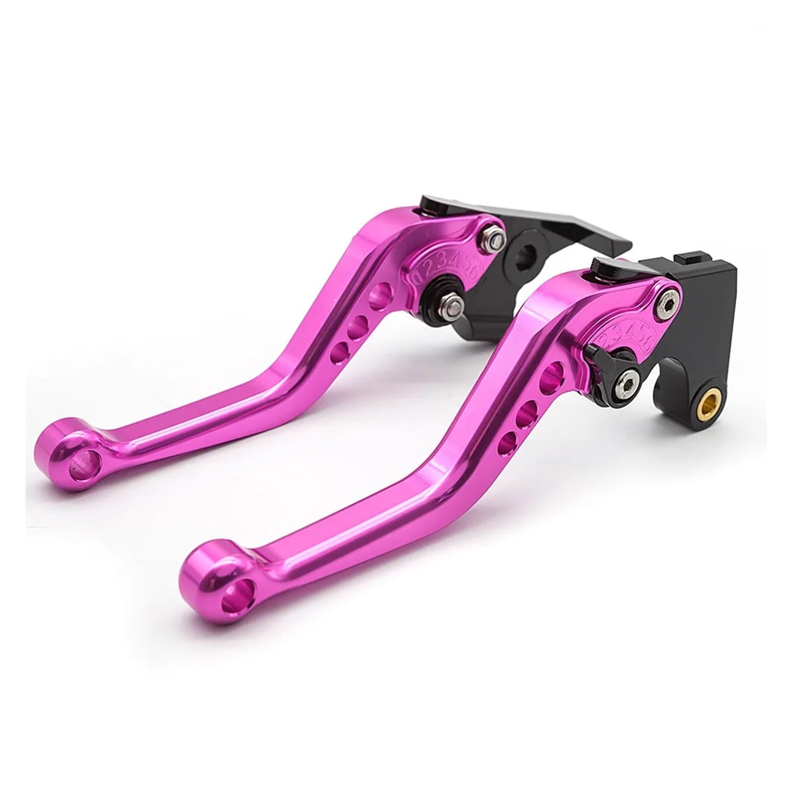 Fit For Piaggio Medley 125 150 4T 2016 2017 CNC Scooter Adjustable Lever Accessories Motorcycle Front Rear Disc Brakes Levers(Pink 147mm)