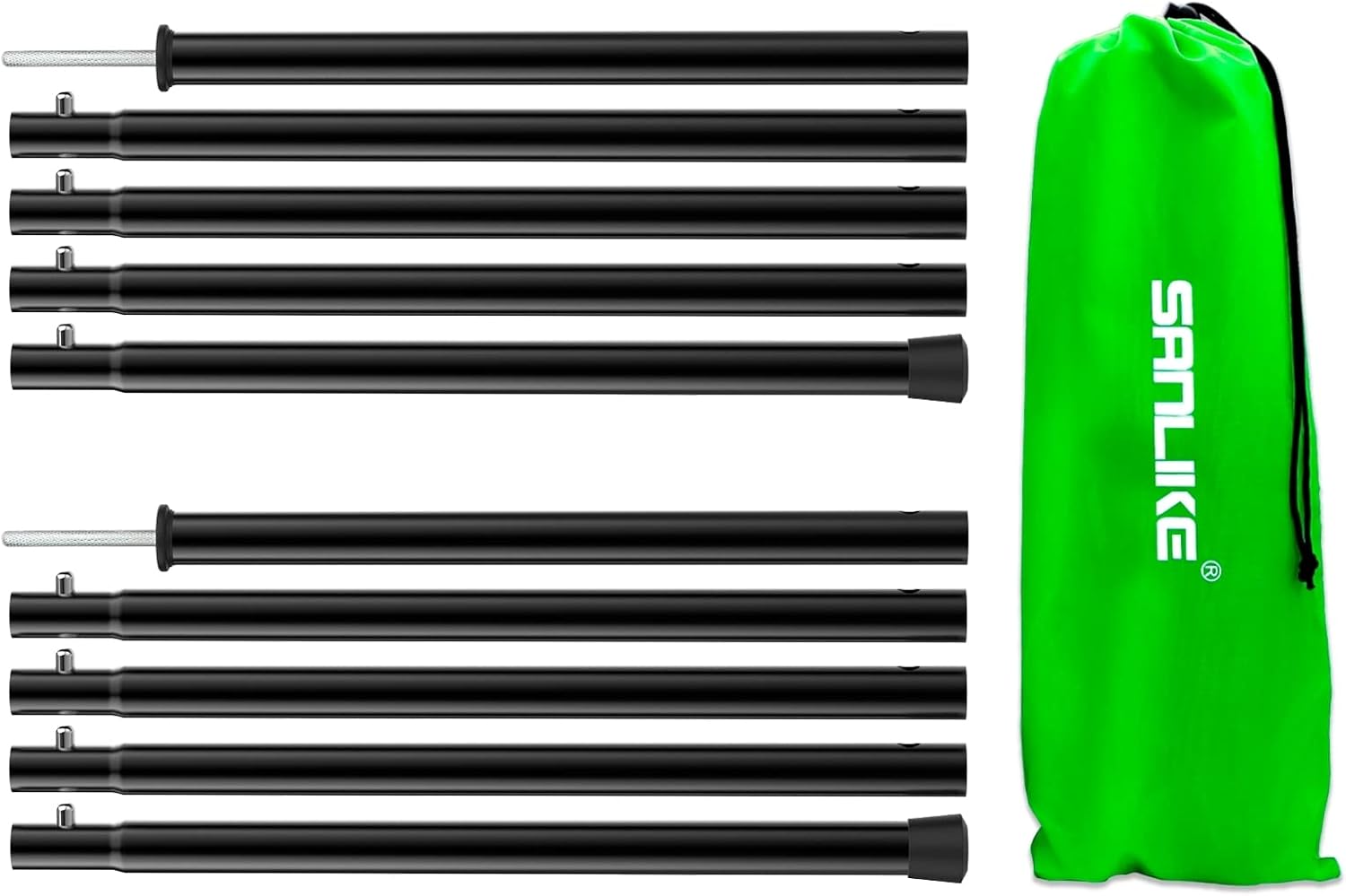 Buy Tarp Poles Adjustable Heavy Duty 78.8 in Camping Tent Poles for