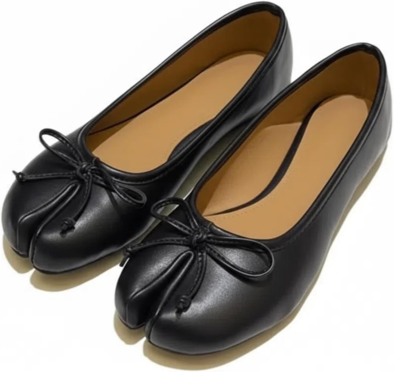 Women’s Tabi Shoes Split Toe Ballet Flats Bow Vintage Cute Light Comfortable Elegant Walking Daily Outdoor Fashion Shoes