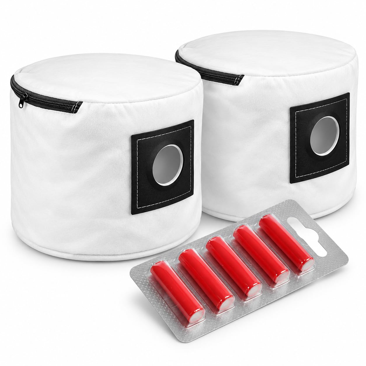 Reusable Henry Vacuum Bags 2 Pack, Washable Henry Bags + 5 Air Fresheners