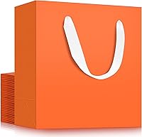 Vista 20 de EUSOAR Bolsas grandes de papel de papel para regalo, 12 bolsas de papel kraft de 12.5 x 4.5 x 11 pulgadas con asas a granel, para venta al por