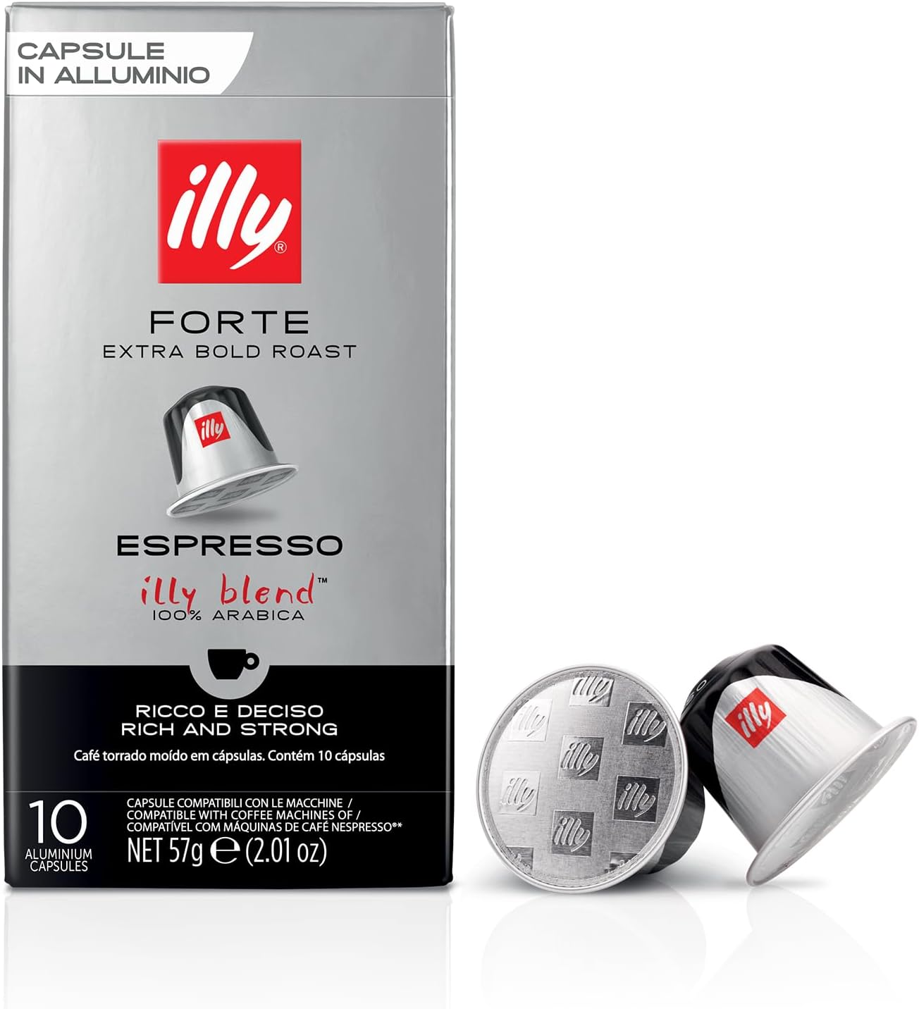 Forte Nespresso Compatible Capsules 57g