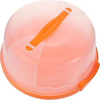 8 Inch Portable Cake Carrier and Cake Storage Container with Locking Lid for Baking Transport and Party Use