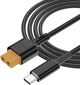 Type C Male to XT60 Female Charging Cable XT60 Adapter Cable XT60 Charging Cable M7 M6 M6D Charger Fatshark Skyzone FPV Monitor Power Supply