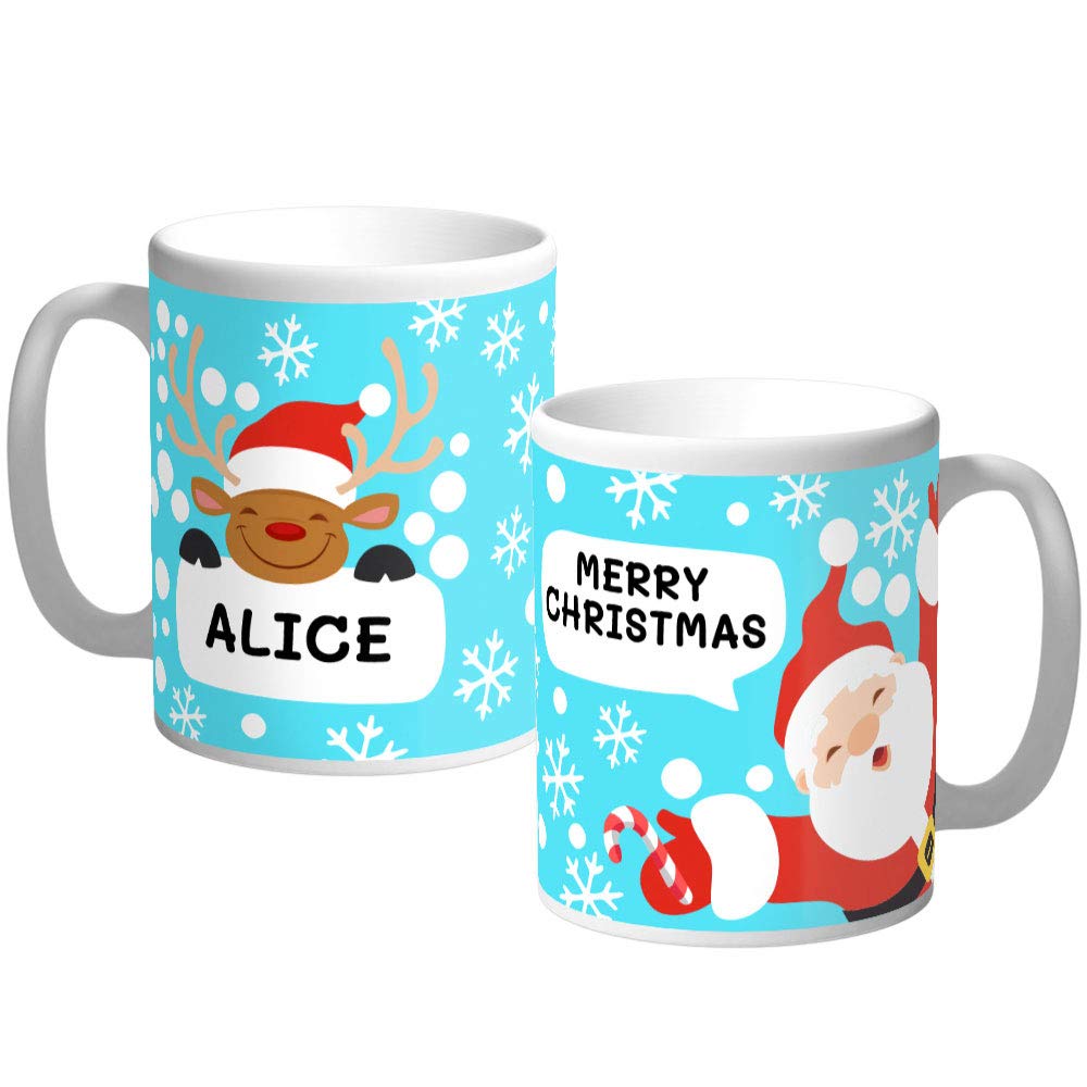 Tasse à Café De Noël Personnalisée Pour Enfants, Tasse En Céramique Motif Elfe De Noël, Tasse