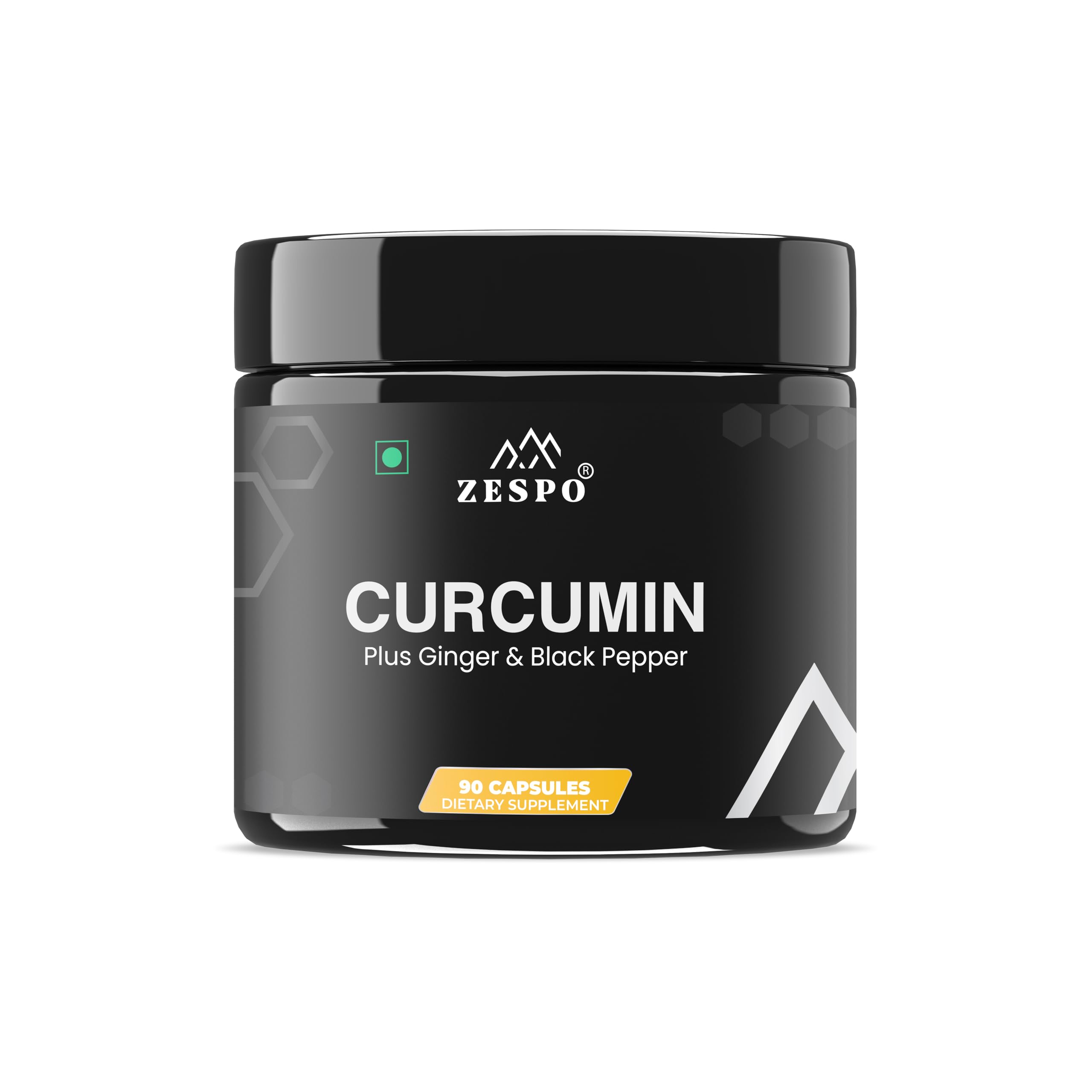 Zespo Curcumin with Ginger & Black Pepper – 1000mg Curcumin Extract for Joint Mobility, Digestive Support, Immune Strength, Antioxidant Boost & Inflammation Balance – 90 Veg Capsules-image-14