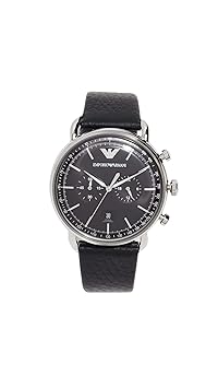 Emporio Armani Aviator Analog Black Dial Men's Watch - AR11143