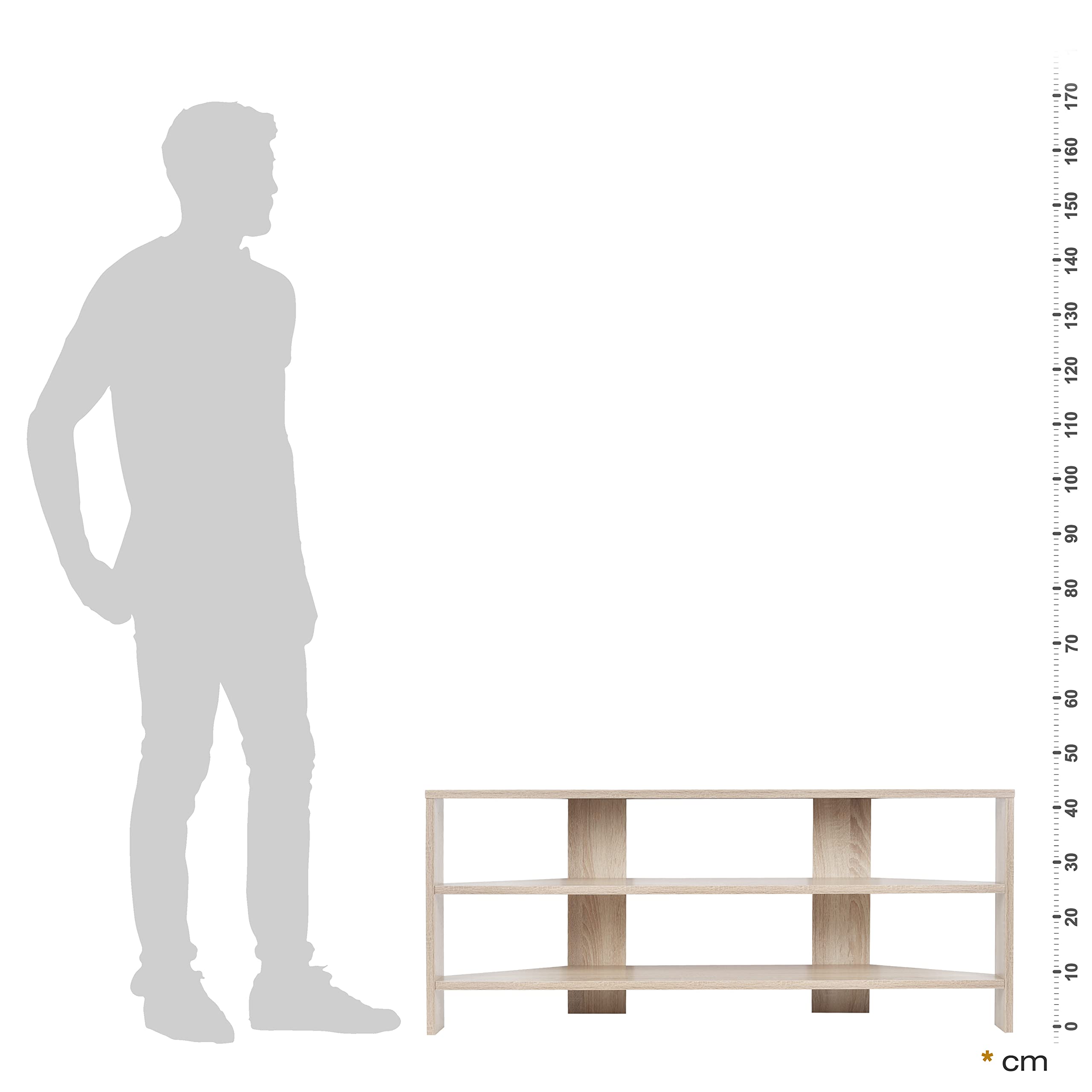 Meuble Tv /audio 110 X 45 X 50 Cm Bois à Prix