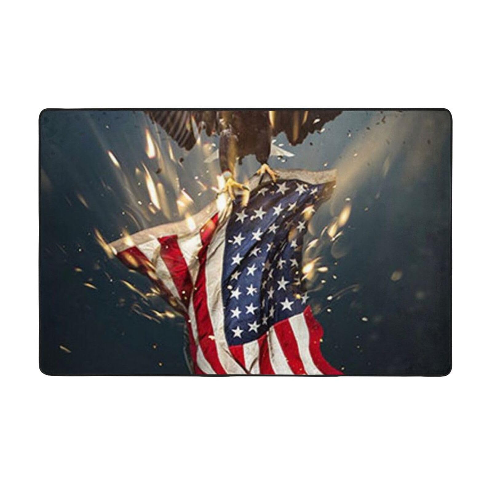 Tapis pygargue tête blanche 150x100 pour transformer l'ambiance de votre salon