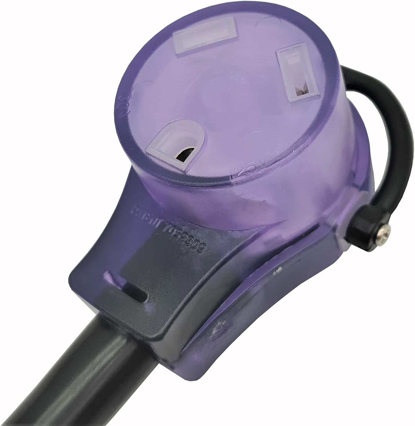 Parkworld 62787 AC Power Adapter Cord NEMA L6-30P Male to TT-30R RV 30A Outlet, 125 Volt 1.5FT