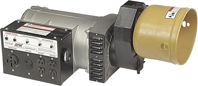 مولد NorthStar PTO - 13000 واط متصاعد ، 12000 واط مقدر ، 24 حصان مطلوب