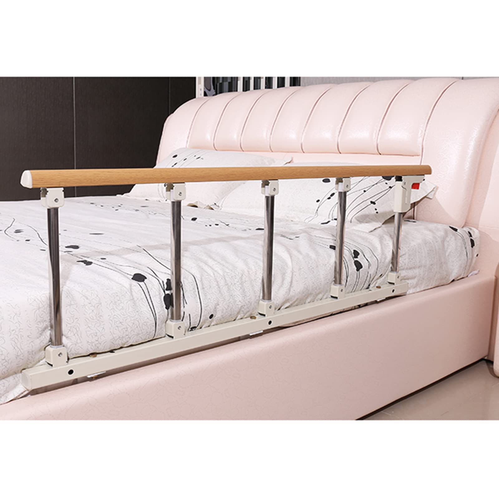 Barandillas de cama para ancianos y barra de apoyo plegable de seguridad