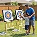 2Pcs 20'' Foam Archery Target, High-Density EVA Archery Targets for Backyard, Archery Target Block with 10pcs Targets Paper, 8pcs Target Pins, Arrow Puller (Foam Target)