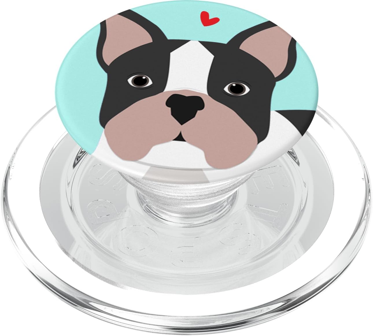 Cute Boston Terrier Face PopSockets MagSafe PopGrip for iPhone