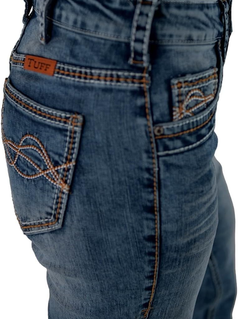 Cowgirl Tuff Western Jeans Womens DFMI Faded Medium Wash JDFADE