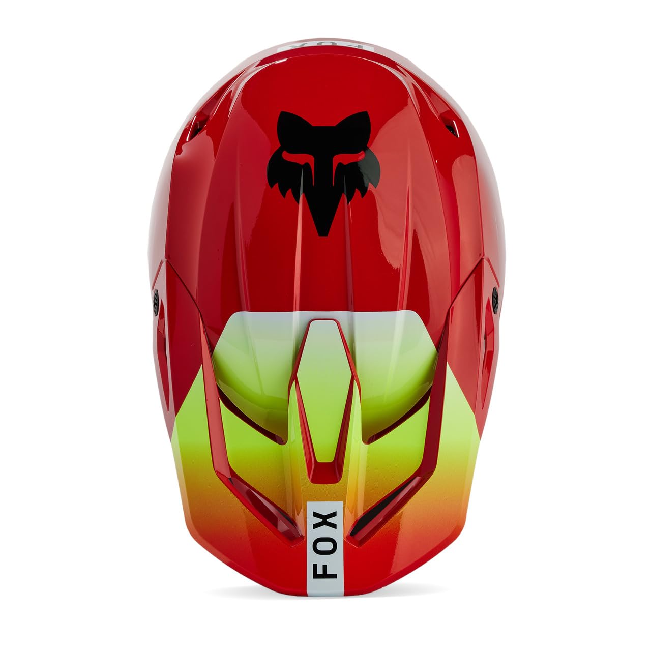 Fox Racing Unisex V1 Motocross Dirt Bike Helmet, Fluorescent Red, X-Small : Automotive