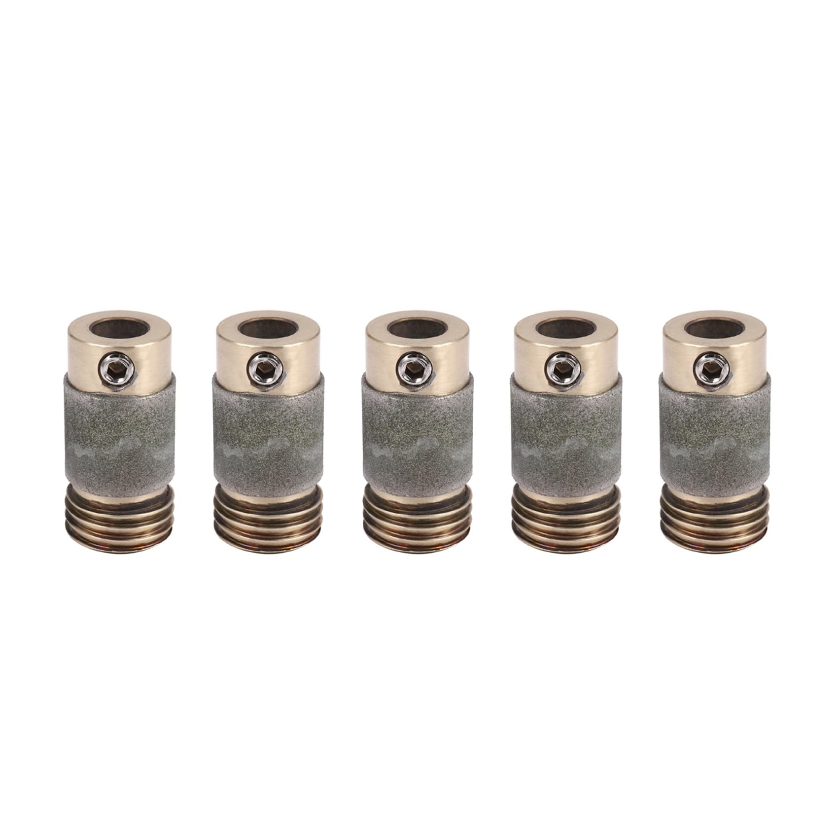 5X 5/8 Pollice Diamante Testa di Rettifica Helix Diamante Bit di Rame Macinare e Lucidare Vetro Ceramica Helix Diamante di Rame Bit MCBL58