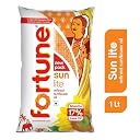 Fortune Sunlite Refined Sunflower Oil, 910gm/1L Pouch (Weight May Vary) gallery image