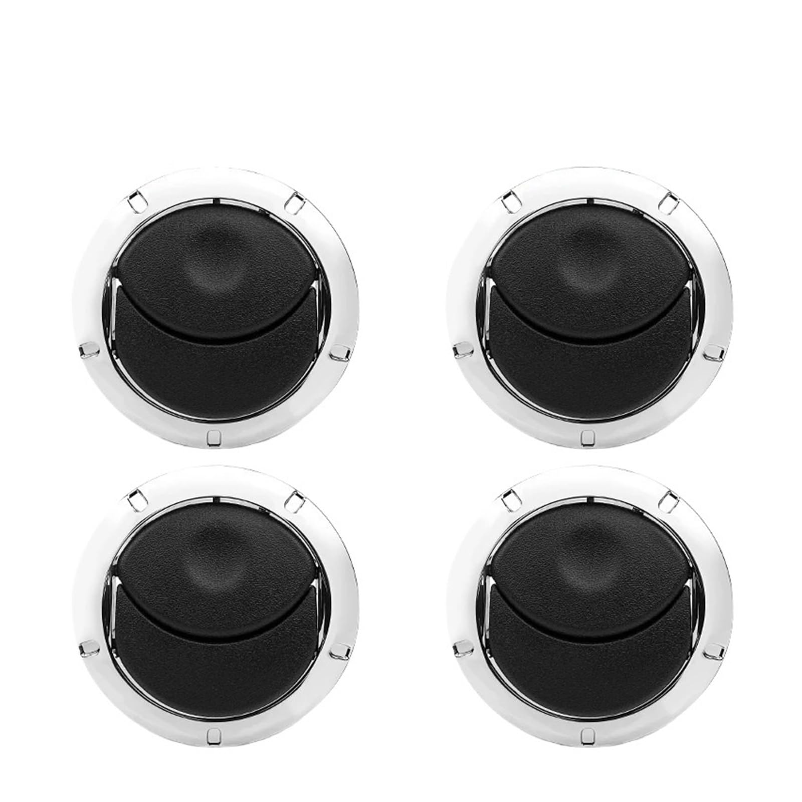 For Dacia For Duster For Logan For Sandero 8200464605 687606360R 1/2/4pcs 8200212480 Sliver Car Air Conditioning Vent Car Air Conditioning Vent(4pcs Sliver)