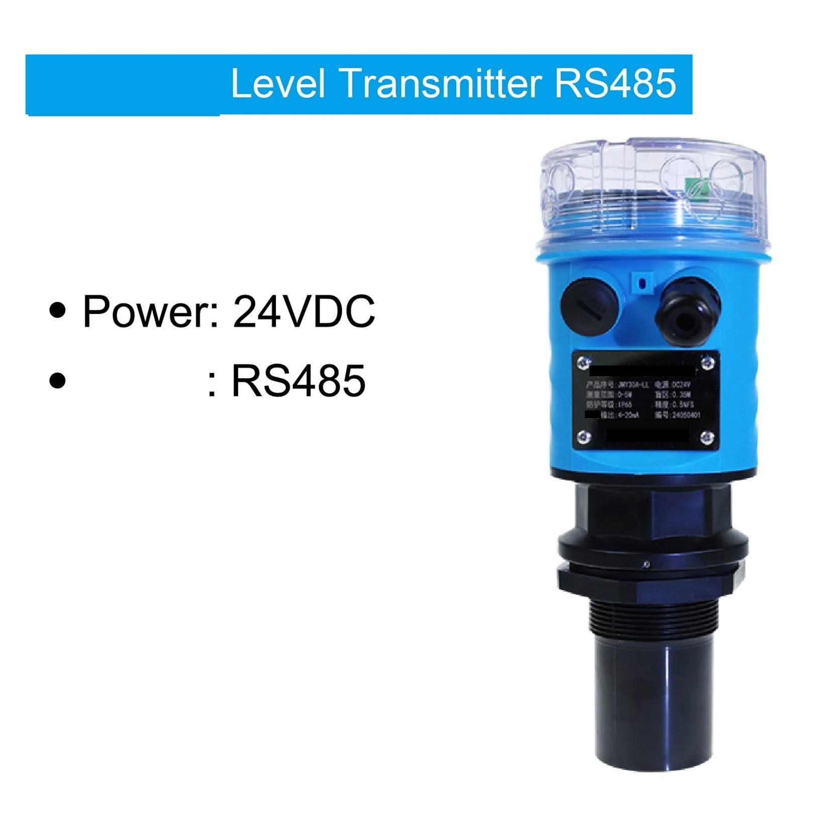 Indicador de nivel de líquido digital del transmisor de nivel de agua de