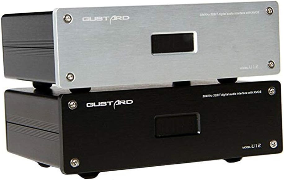 GUSTARD U12 32Bit / 384KHz DSD XMOS USB Digital Audio Interface Black