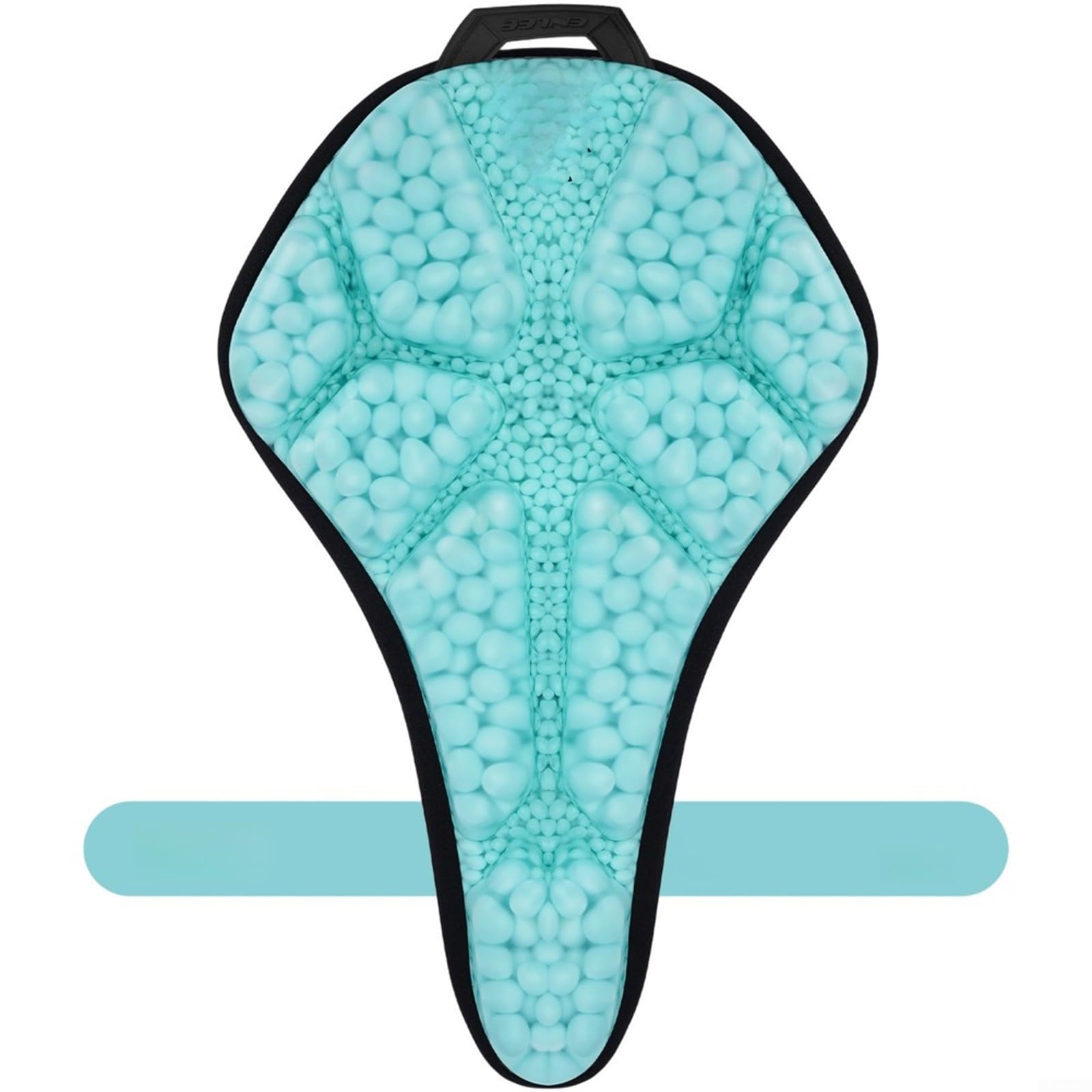 Tidgel Thickened EVA Shockproof Bike Seat Cover Full Wrapped Non Slip Saddle Cushion Easy And Quick To Use(Lime Green)