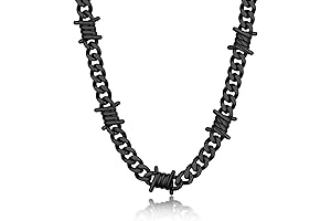 Unique Bvroski Eboy Chain Necklace