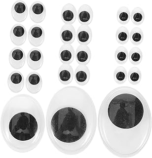 COHEALI 150 Pçs Olhos Em Movimento Olhos Artesanais Para Bichos De Pelúcia Olhos Artesanais Globos Oculares Manuais De Plástico Mini Globos Oculares Falsos Globos Oculares DIY Bonecas