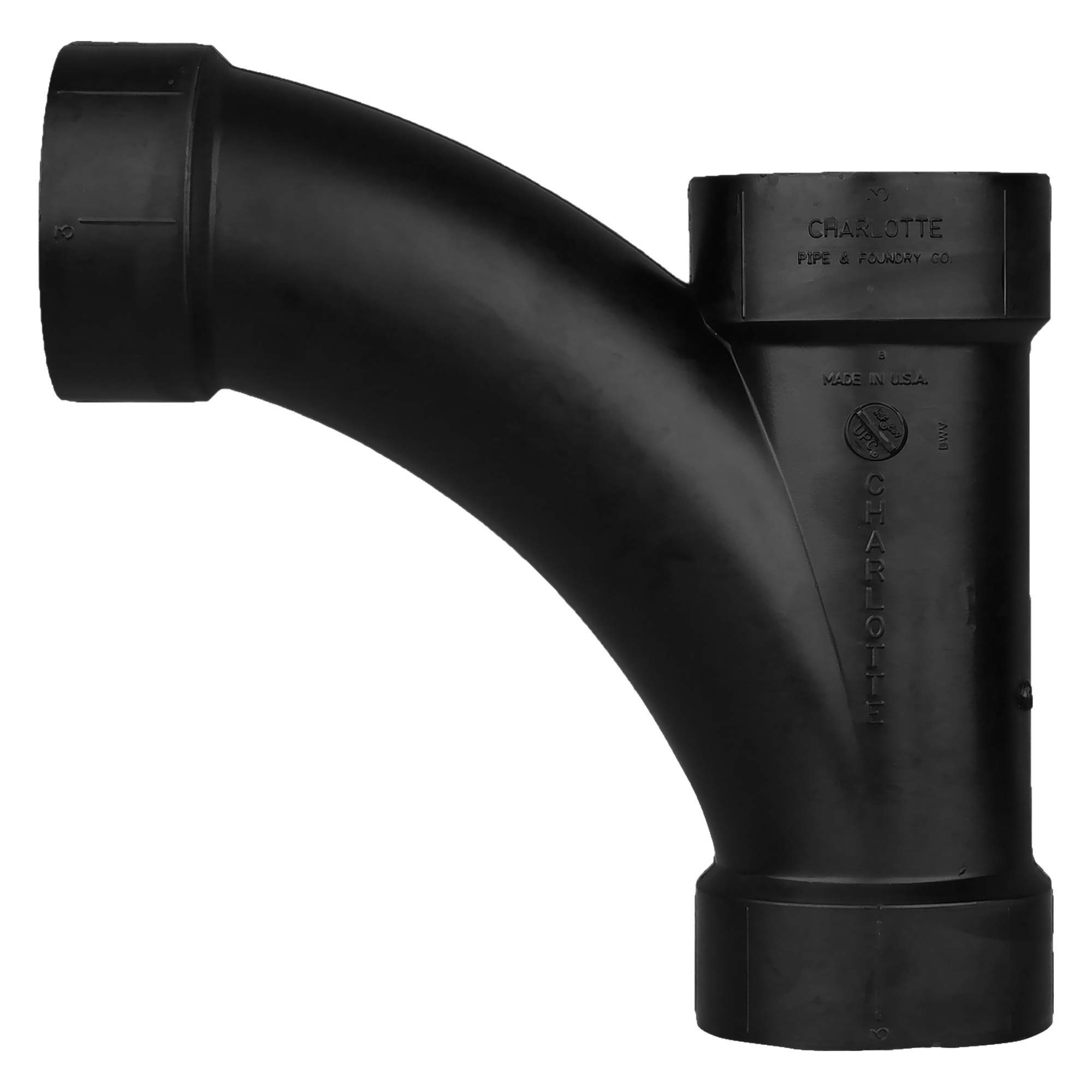 CHARLOTTE PIPE 3 DWV Pettine WYE & 1/8 Bend One Piece DWV (scarico, scarico e sfiato) (1 pezzo unità)