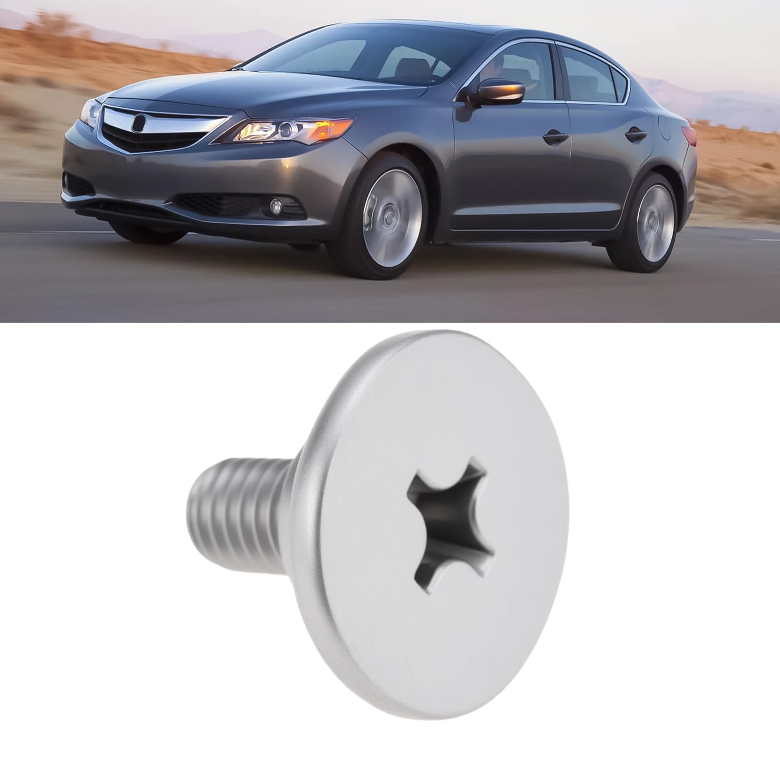 5 szt. śruby pokrywy silnika 90101-TR0-000 kompatybilne z Acura ILX 2013-2015 kompatybilne z Honda Civic 2012-2015