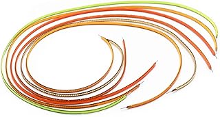 TYKGSQIP LED Soft Filament Edison Bulbo Diodo LED Filamento flexible DC 24V 130 mm 178 mm 300 mm Adecuado para bricolaje NAVIDAD Luces decorativas 5 piezas 24 V-178 mm Rojo